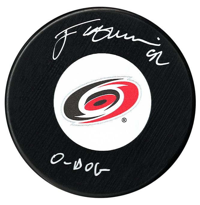 Jeff O'Neill Autographed Carolina Hurricanes O-Dog Inscribed Puck CoJo Sport Collectables Inc.