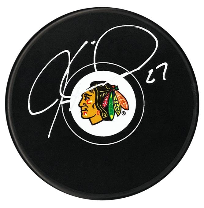 Jeremy Roenick Autographed Chicago Blackhawks Puck CoJo Sport Collectables Inc.