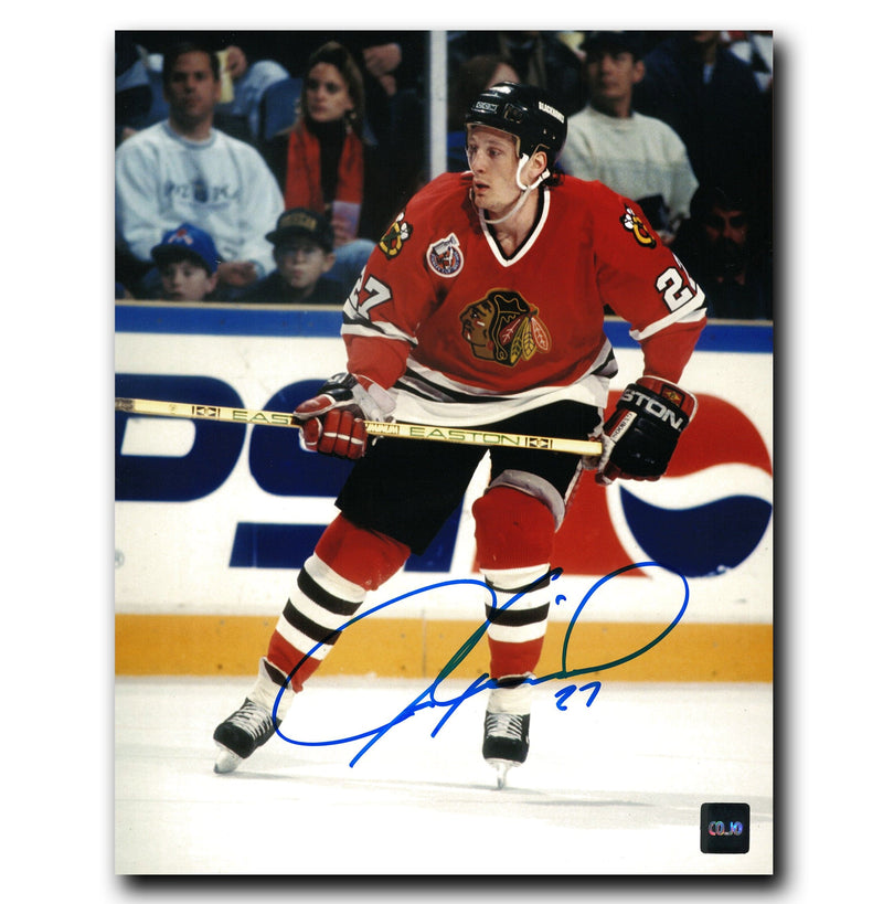 Jeremy Roenick Chicago Blackhawks Autographed 8x10 Photo CoJo Sport Collectables