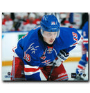 Jesper Fast New York Rangers Autographed Close-Up 8x10 Photo CoJo Sport Collectables