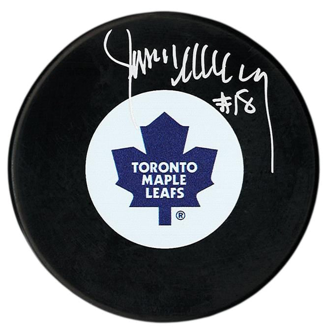 Jim McKenny Autographed Toronto Maple Leafs Puck CoJo Sport Collectables Inc.