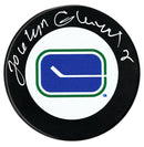 Jocelyn Guevremont Autographed Vancouver Canucks Puck CoJo Sport Collectables