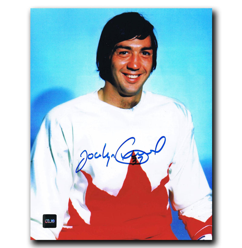 Jocelyn Guevremont Vancouver Canucks Autographed Team Canada 8x10 Photo CoJo Sport Collectables