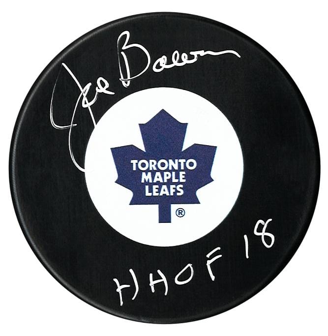 Joe Bowen Autographed Toronto Maple Leafs HOF Puck CoJo Sport Collectables Inc.