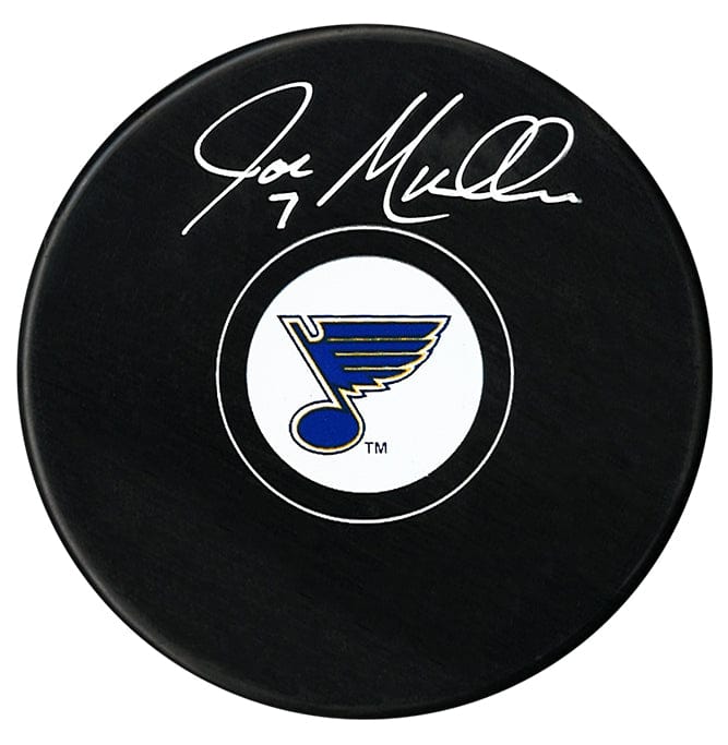 Joe Mullen Autographed St. Louis Blues Puck CoJo Sport Collectables Inc.