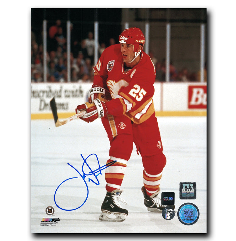 Joe Nieuwendyk Calgary Flames Autographed Action 8x10 Photo CoJo Sport Collectables Inc.