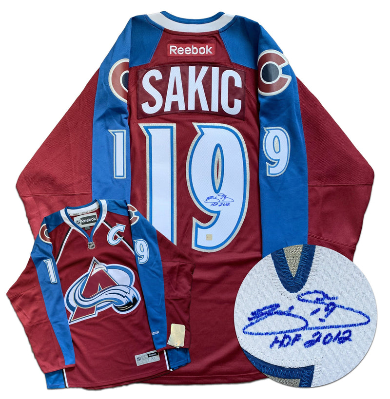 Joe Sakic Colorado Avalanche Autographed Reebok Jersey CoJo Sport Collectables Inc.
