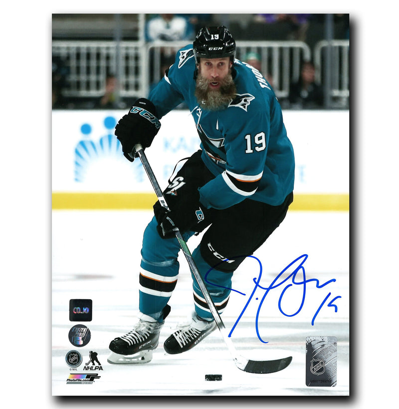 Joe Thornton San Jose Sharks Autographed Action 8x10 Photo CoJo Sport Collectables Inc.