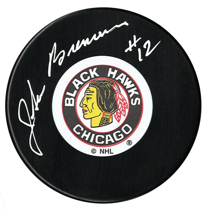 John Brenneman Autographed Chicago Blackhawks Puck CoJo Sport Collectables Inc.