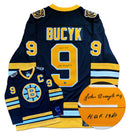 Johnny Bucyk Boston Bruins Autographed HOF Inscribed Fanatics Vintage Jersey CoJo Sport Collectables Inc.