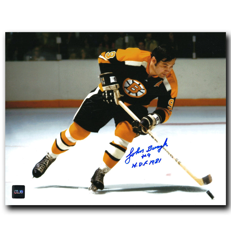 Johnny Bucyk Boston Bruins Autographed Horizontal 8x10 Photo CoJo Sport Collectables