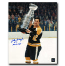 Johnny Bucyk Boston Bruins Stanley Cup Autographed 8x10 Photo CoJo Sport Collectables