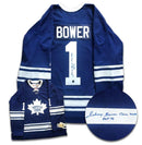 Johnny Bower Toronto Maple Leafs Autographed CCM Jersey CoJo Sport Collectables