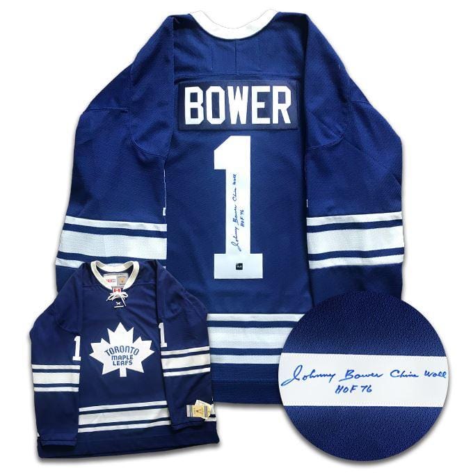 Johnny Bower Toronto Maple Leafs Autographed CCM Jersey CoJo Sport Collectables