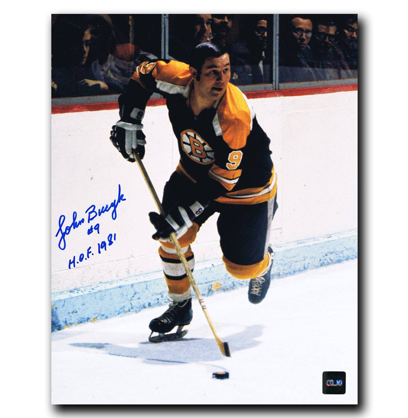 Johnny Bucyk Boston Bruins Autographed 8x10 Photo CoJo Sport Collectables