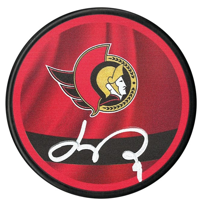 Josh Norris Autographed Ottawa Senators Reverse Retro Puck CoJo Sport Collectables Inc.