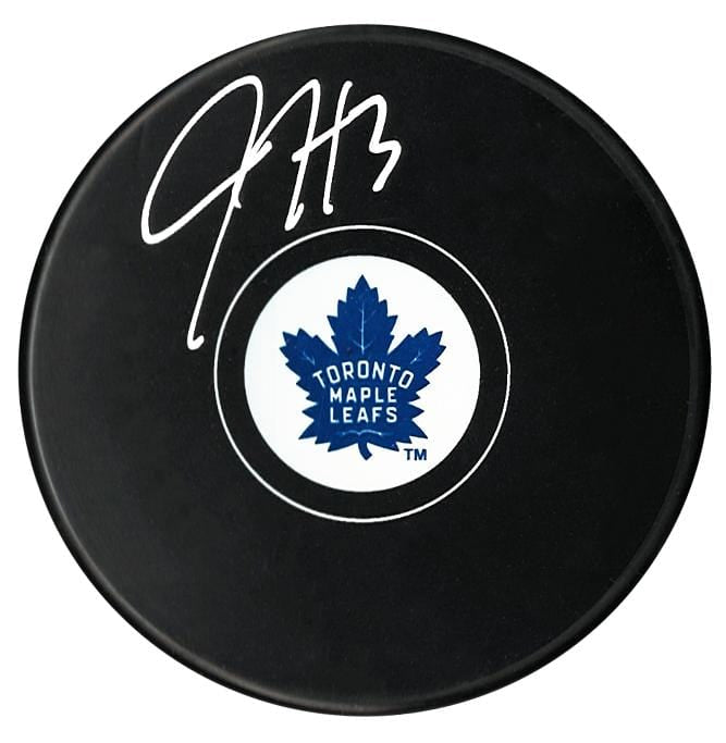 Justin Holl Autographed Toronto Maple Leafs Puck CoJo Sport Collectables Inc.