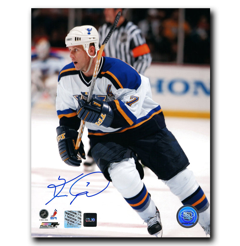 Keith Tkachuk St. Louis Blues Autographed Skating 8x10 Photo CoJo Sport Collectables Inc.