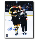 Ken Hodge Boston Bruins Autographed Fight 8x10 Photo.