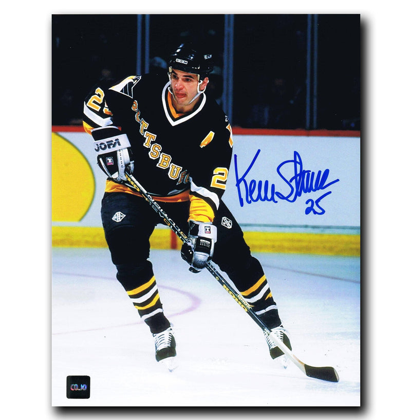 Kevin Stevens Pittsburgh Penguins Autographed 8x10 Photo.