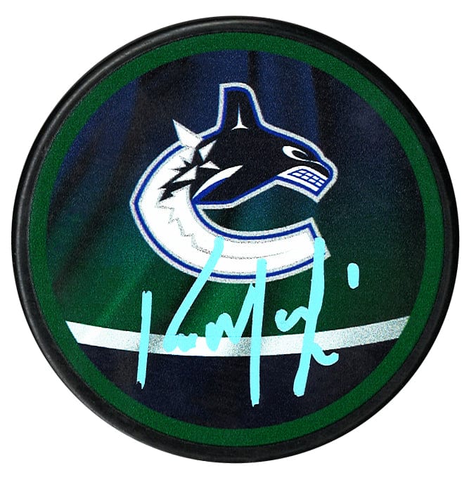 Kirk McLean Autographed Vancouver Canucks Reverse Retro Puck CoJo Sport Collectables Inc.