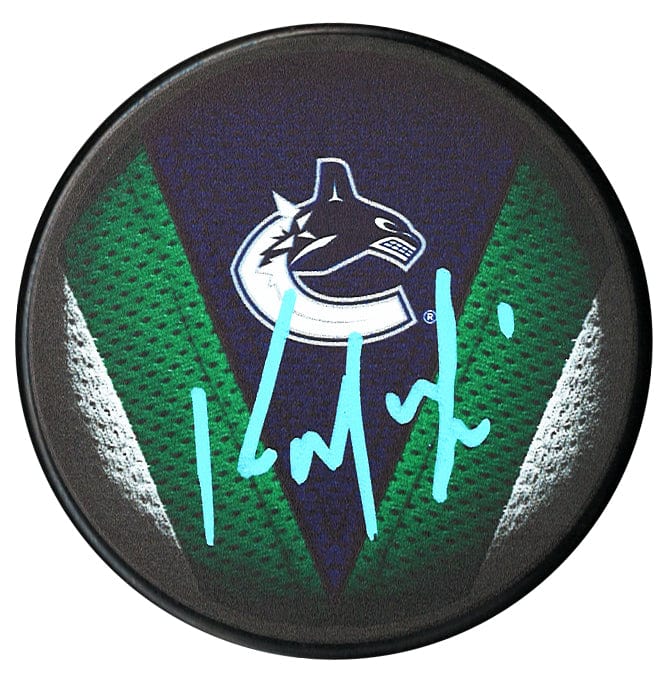 Kirk McLean Autographed Vancouver Canucks Stitch Puck CoJo Sport Collectables Inc.