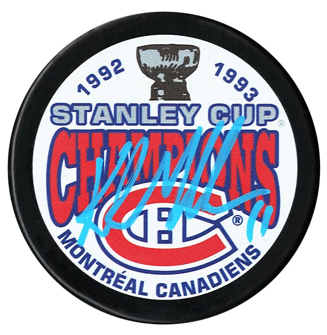Kirk Muller Autographed Montreal Canadiens 1993 Stanley Cup Champions Puck CoJo Sport Collectables Inc.