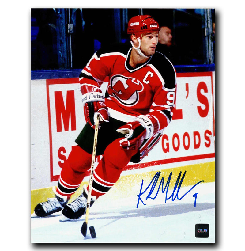Kirk Muller New Jersey Devils Autographed Action 8x10 Photo CoJo Sport Collectables