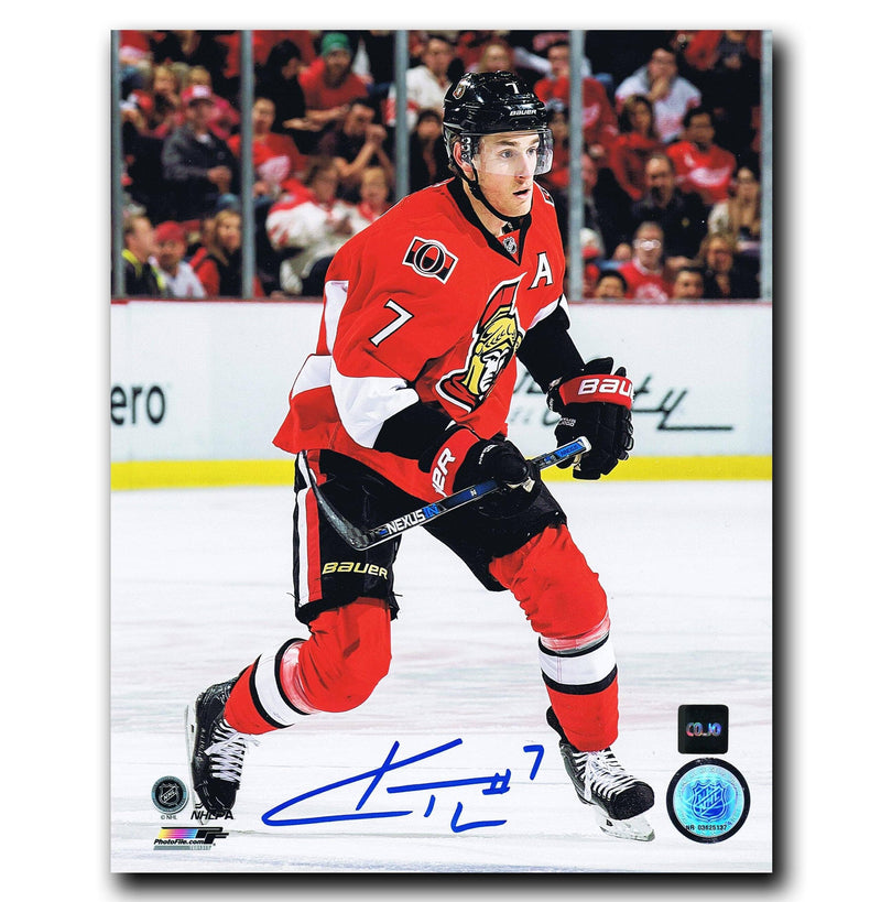 Kyle Turris Ottawa Senators Autographed 8x10 Photo.