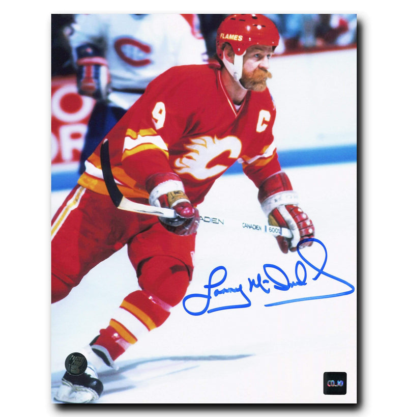 Lanny McDonald Calgary Flames Autographed Action 8x10 Photo CoJo Sport Collectables Inc.
