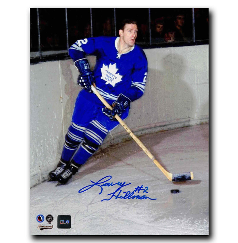 Larry Hillman Toronto Maple Leafs Autographed 8x10 Photo CoJo Sport Collectables Inc.