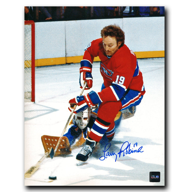 Larry Robinson Montreal Canadiens Autographed Breakaway 8x10 Photo CoJo Sport Collectables Inc.