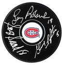 Larry Robinson, Serge Savard & Guy Lapointe Triple Autographed Montreal Canadiens Puck CoJo Sport Collectables Inc.