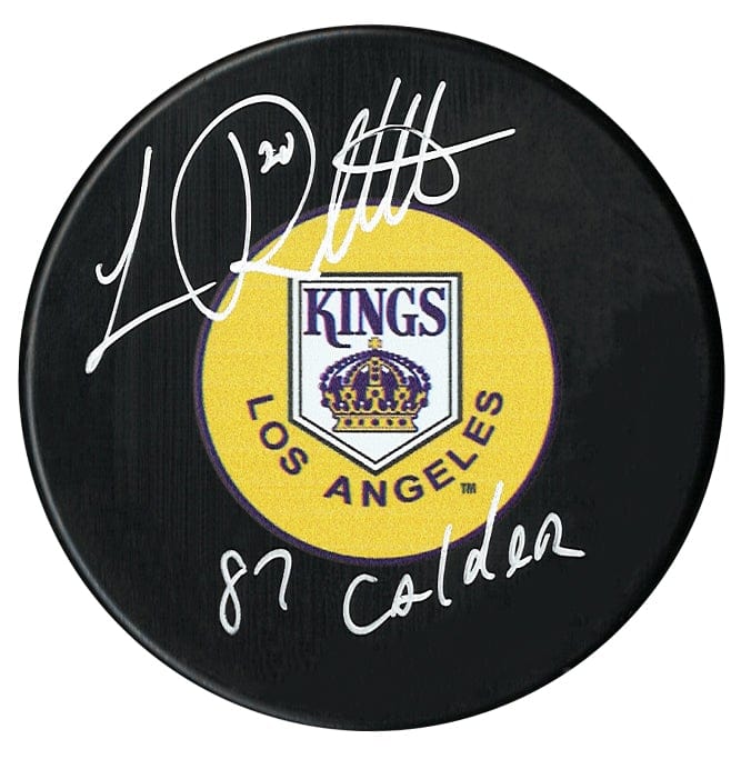 Luc Robitaille Autographed Los Angeles Kings Calder Inscribed Puck CoJo Sport Collectables Inc.