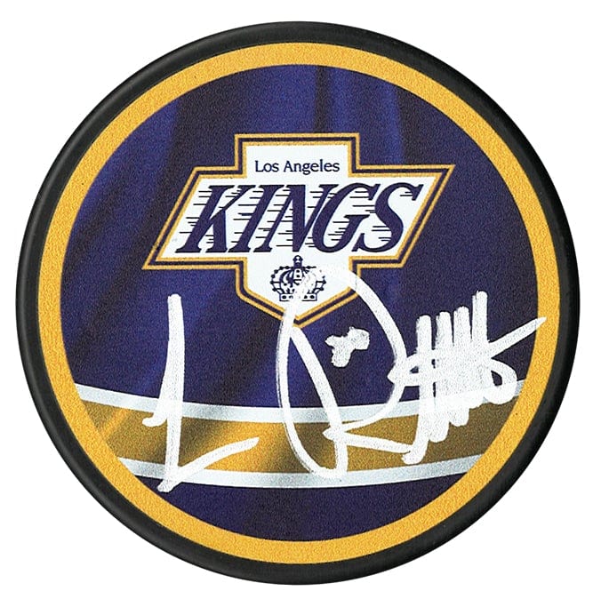Luc Robitaille Autographed Los Angeles Kings Reverse Retro Puck CoJo Sport Collectables Inc.