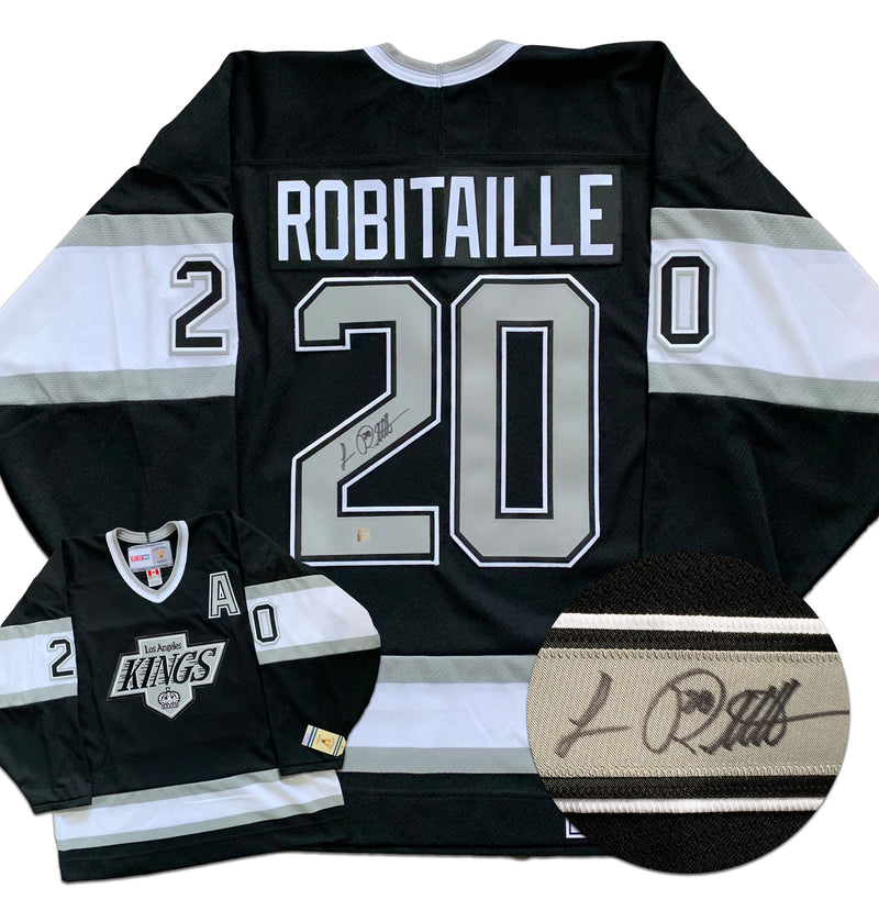Luc Robitaille Los Angeles Kings Autographed Replica CCM Vintage Jersey CoJo Sport Collectables Inc.