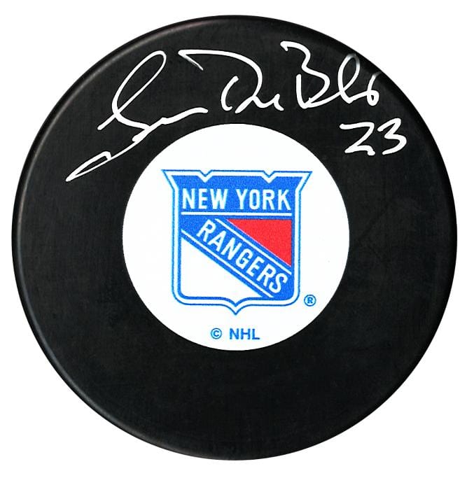 Lucien DeBlois Autographed New York Rangers Puck CoJo Sport Collectables Inc.