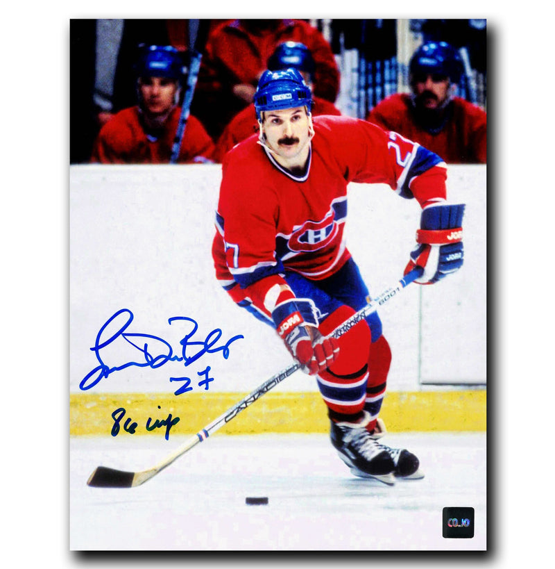 Lucien DeBlois Montreal Canadiens Autographed 8x10 Photo CoJo Sport Collectables