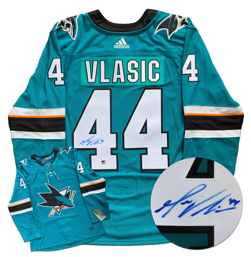 Marc-Edouard Vlasic San Jose Sharks Autographed Adidas Pro Jersey CoJo Sport Collectables Inc.