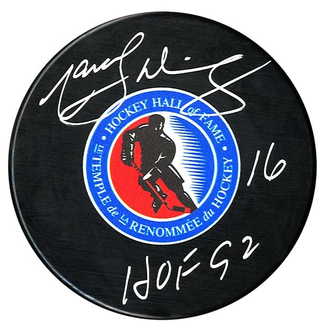 Marcel Dionne Autographed Hockey Hall of Fame Puck CoJo Sport Collectables Inc.