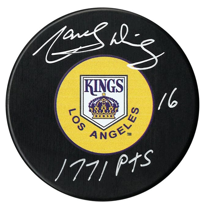Marcel Dionne Autographed Los Angeles Kings 1771 Points Inscribed Puck CoJo Sport Collectables Inc.