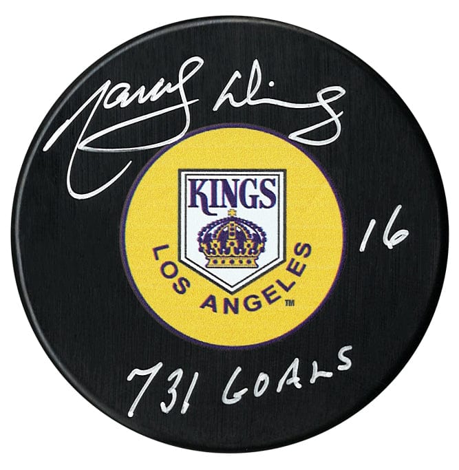 Marcel Dionne Autographed Los Angeles Kings 731 Goals Inscribed Puck CoJo Sport Collectables Inc.