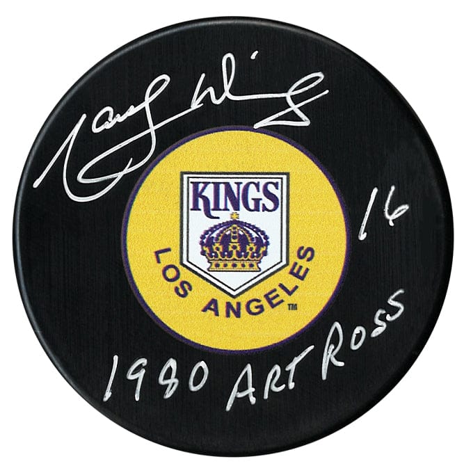 Marcel Dionne Autographed Los Angeles Kings Art Ross Inscribed Puck CoJo Sport Collectables Inc.