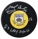 Marcel Dionne Autographed Los Angeles Kings Lady Byng Inscribed Puck CoJo Sport Collectables Inc.