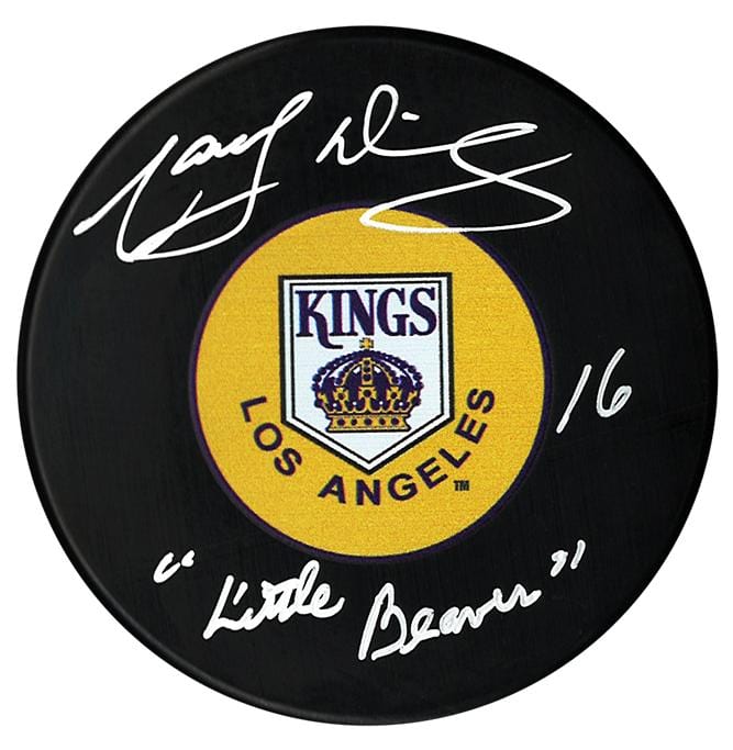 Marcel Dionne Autographed Los Angeles Kings Little Beaver Inscribed Puck CoJo Sport Collectables Inc.