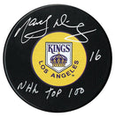 Marcel Dionne Autographed Los Angeles Kings NHL Top 100 Puck CoJo Sport Collectables Inc.
