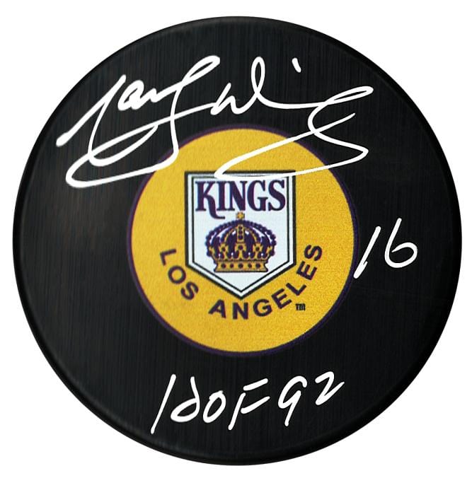 Marcel Dionne Autographed Los Angeles Kings Retro HOF Puck CoJo Sport Collectables Inc.