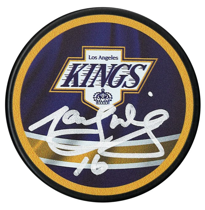 Marcel Dionne Autographed Los Angeles Kings Reverse Retro Puck CoJo Sport Collectables Inc.
