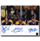 Marcel Dionne, Dave Taylor, Charlie Simmer Los Angeles Kings Autographed Triple Crown Line 8x10 Photo CoJo Sport Collectables
