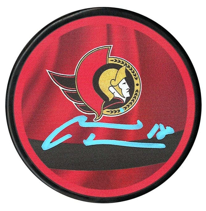 Marian Hossa Autographed Ottawa Senators Reverse Retro Puck CoJo Sport Collectables Inc.